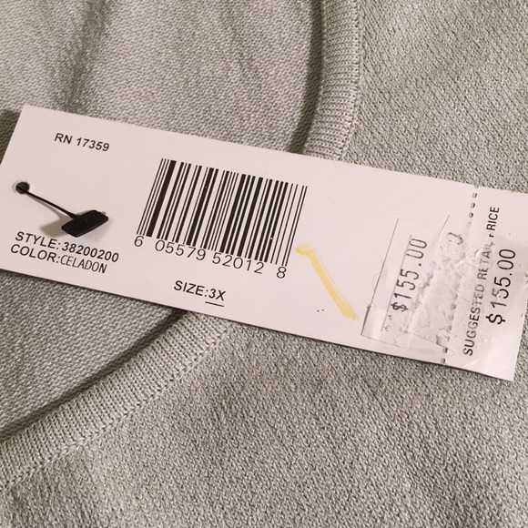 Linda Allard Ellen Tracy tank top size 3x celadon - Picture 8 of 11